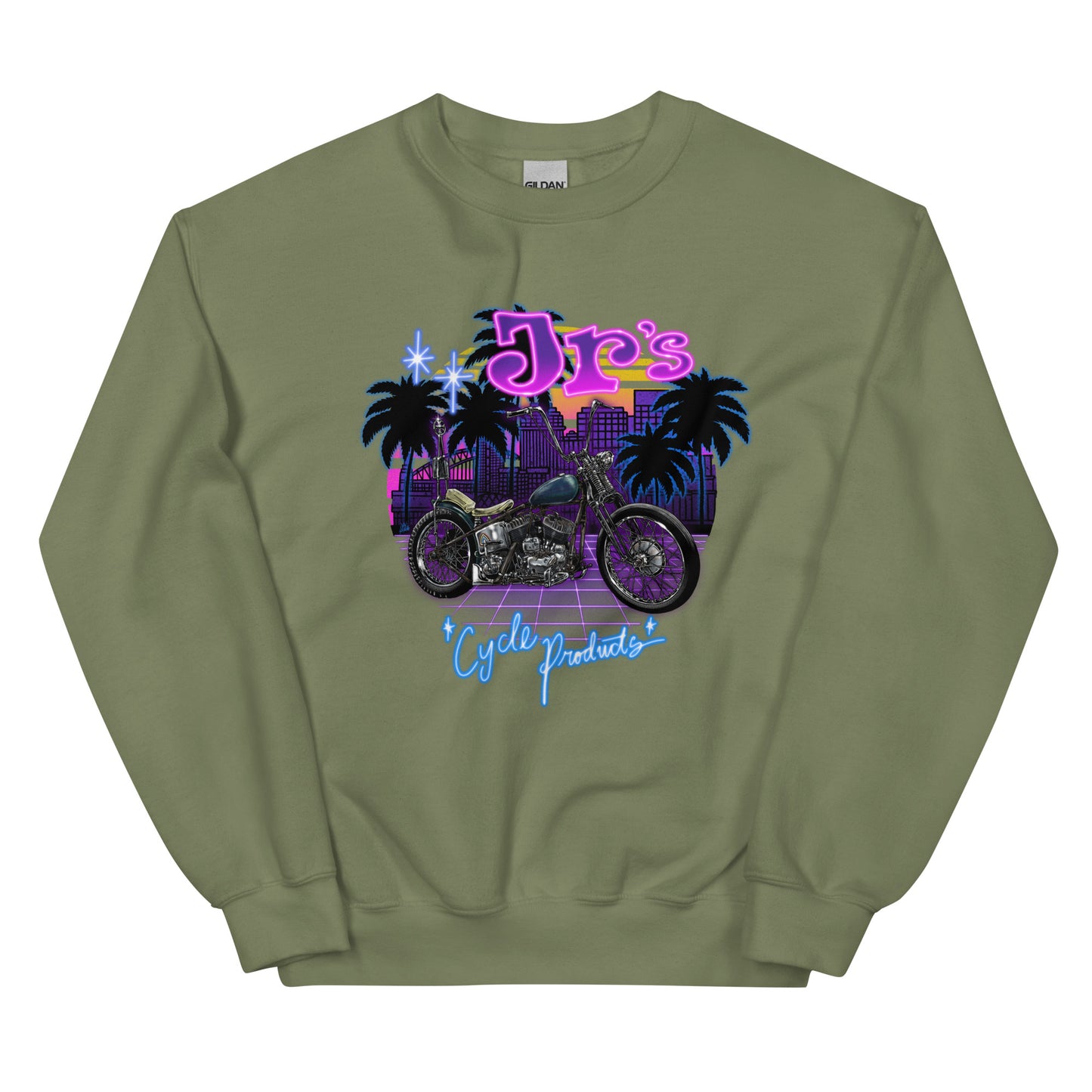 Neon Chopper Crew Neck